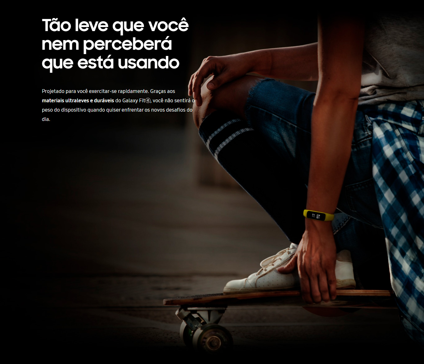 Smartwatch Samsung Galaxy Fit E SM-R375 Preto